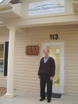 Entrance to new office